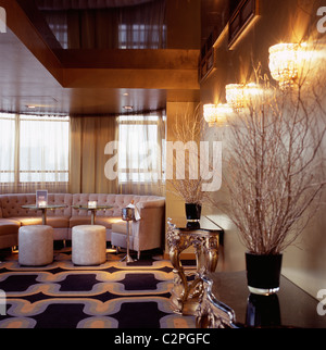 Das Penthouse, London. Sitzbereiche. Stockfoto