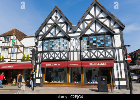 Chas H Baker Menswear, Milford Street, Salisbury, Wiltshire, England, UK Stockfoto