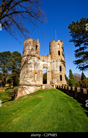 Stainborough Burg auf dem Wentworth Castle Estate Stainborough South Yorkshire UK Stockfoto