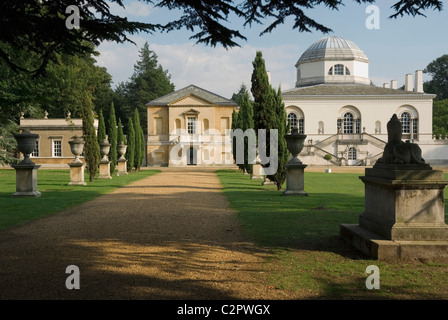 Chiswick House. Nordfassade des Hauses zeigt die Link-Building. 1729 Stockfoto