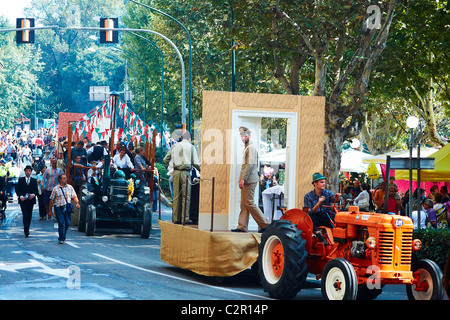 Douja d ' or Asti Festival Delle Sagre Essen und Wein, alte Traditionen, kulturelle Veranstaltungen und Kunst Italian Lifestyle Stockfoto