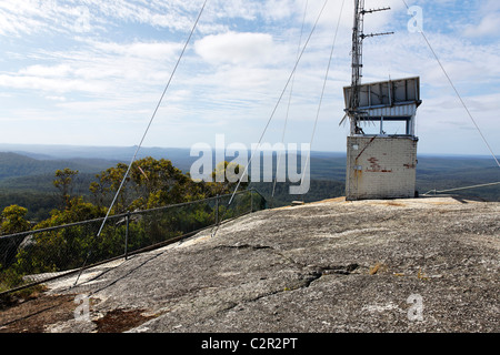 Feuer Aussichtsturm, Mount Franklin National Park, Süd-West Australien Stockfoto