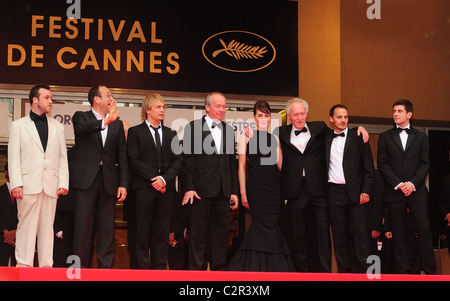 Jean-Pierre Dardenne, Arta Dobroshi, Jeremie Renier, Fabrizio Rongione und Alban Ukaj "Le Silence De Lorna" Premiere 2008 Stockfoto