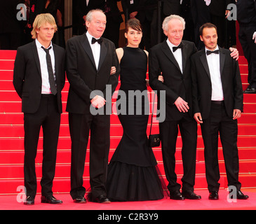 Fabrizio Rongione, Jean-Pierre Dardenne, Arta Dobroshi, Luc Dardenne und Jeremie Renier "Le Silence De Lorna" Premiere 2008 Stockfoto