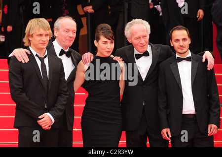 Fabrizio Rongione, Jean-Pierre Dardenne, Arta Dobroshi, Luc Dardenne und Jeremie Renier "Le Silence De Lorna" Premiere 2008 Stockfoto