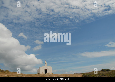 Die Kapelle Notre-Dame de Bonne Nouvelle in der Nähe von La Meule auf der französischen Insel Île d'Yeu in der Vendée Stockfoto