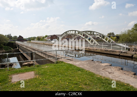 Stanley Fähre auf Aire und Calder Navigation Stockfoto