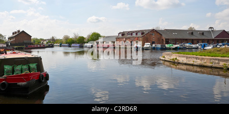 Stanley Fähre auf Aire und Calder Navigation Stockfoto