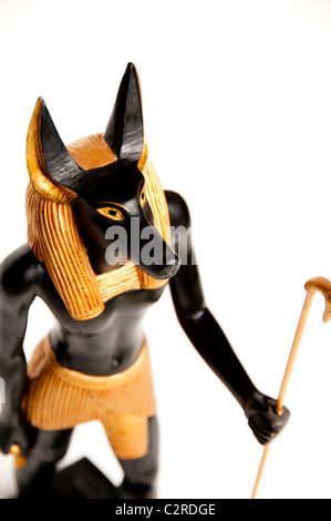 Statue des Anubis - Dekoration Nachbildung Stockfoto