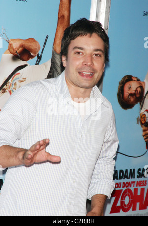 Jimmy Fallon New Yorker Premiere von "Don't Sie mit Zohan an im Ziegfeld Theater - Ankunft New York City, USA - Mess" Stockfoto