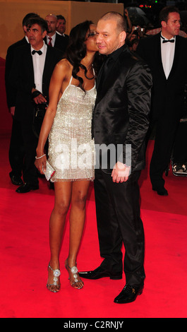 Daniela Beye und Samuel Le Bihan der 2008 Cannes Film-Festival - Tag 4 - "Vicky Cristina Barcelona" - Premiere Cannes, Frankreich- Stockfoto