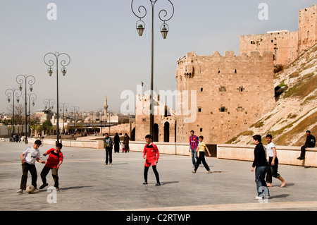 Stadt Aleppo Syrien syrische Naher Osten Stockfoto