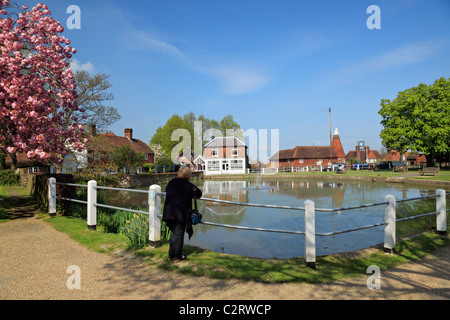 Die Wealden Dorf Goudhurst Stockfoto