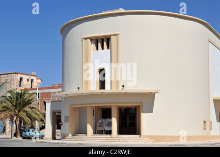 Kino - Theater (1936-38) in Lakki - Leros Insel - Dodekanes - Griechenland Stockfoto