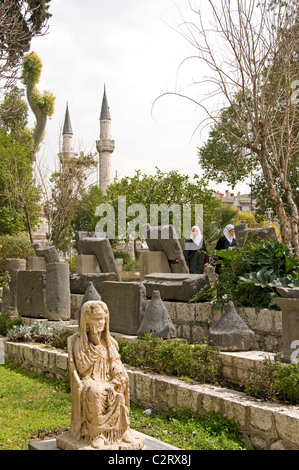 Damaskus National Museum Stadt Syrien syrische Naher Osten Stockfoto