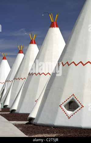 Wigwam Motel, Route 66, Holbrook, AZ Stockfoto