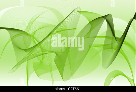abstrakte glatten grünen Hintergrund. Stockfoto