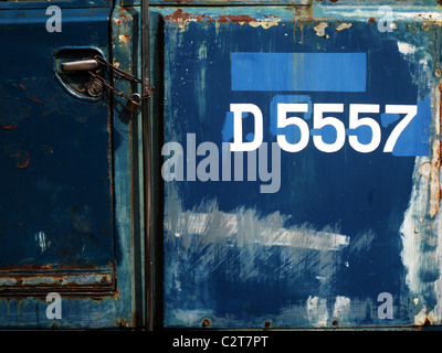 Detail der Klasse 31-Diesel-Motor in der Mitte Norfolk Railway Stockfoto