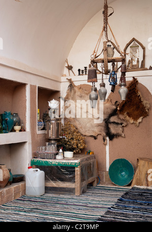 Interieur mit traditioneller Dekoration in Yazd, iran Stockfoto