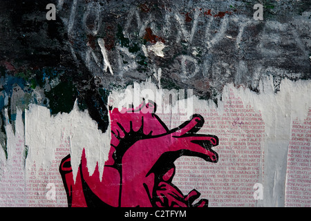 Streetart in Berlin Stockfoto