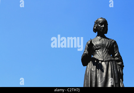 Florence Nightingale Statue, Waterloo Place, London, UK Stockfoto