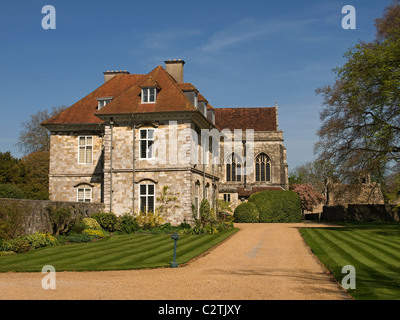 Die vorliegenden Wolvesey Palast manchmal bekannt, als des Bischofs Haus Winchester Hampshire England UK Stockfoto