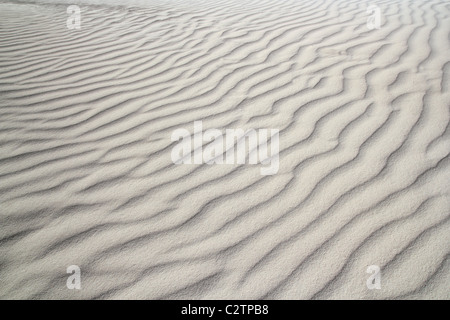 Karibische Sand Wellen Wüste Muster Hintergrund beige Stockfoto