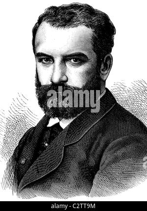 Léon Bonnat, 1833-1922, französischer Maler und Grafiker, historische Illustration, ca. 1886 Stockfoto