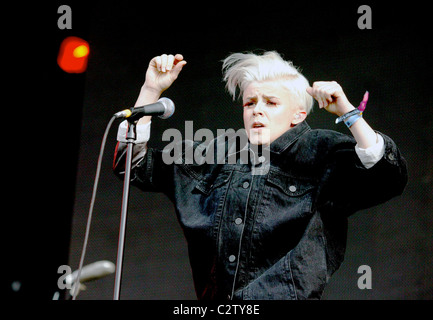 Robyn The O2 Wireless Festival 2008 statt am Hyde Park - Tag drei London, England - 05.07.08 /Paul Edwards Stockfoto