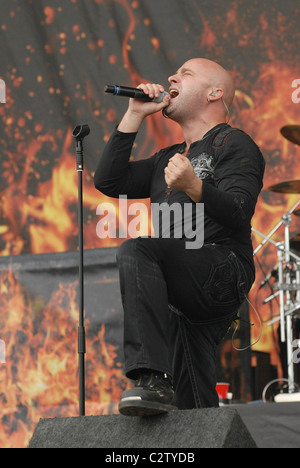 Gestörte Download Festival 2008 - Tag eins bei Donington Park Derbyshire, England - 13.06.08 Stockfoto