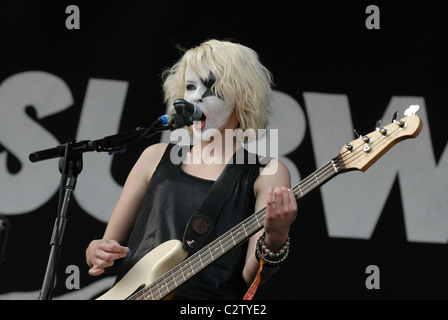 U-Bahnen Download Festival 2008 - Tag eins bei Donington Park Derbyshire, England - 13.06.08 Stockfoto