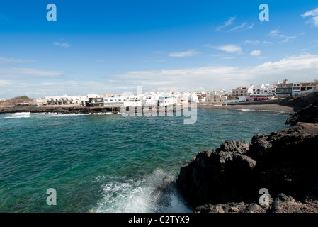 Fischerdorf El Cotillo Fuerteventura Stockfoto