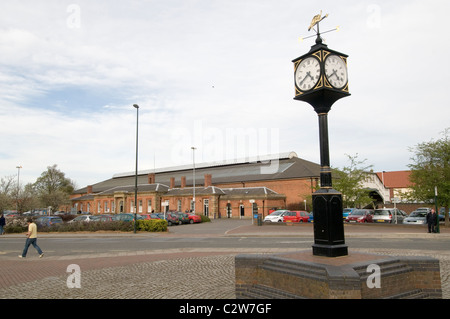 Beverley Bahnhof Ost Reiten von Yorkshire uk britischen Bahnhöfen Gebäude Stockfoto