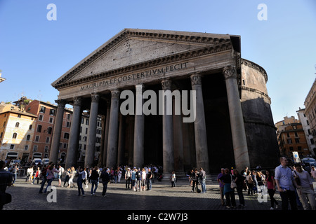 Italien, Rom, Piazza della Rotonda, Pantheon Stockfoto