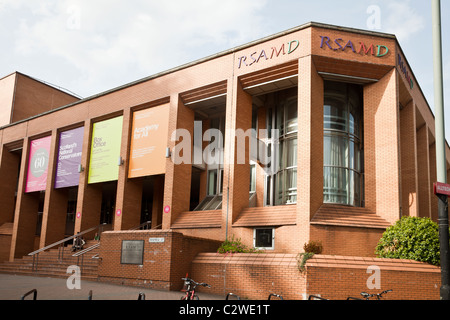 Der Royal Scottish Academy of Music and Drama (RSMAD). Das aktuelle Gebäude auf Renfrew Street im Zentrum Stadt wurde 1988 gebaut. Stockfoto