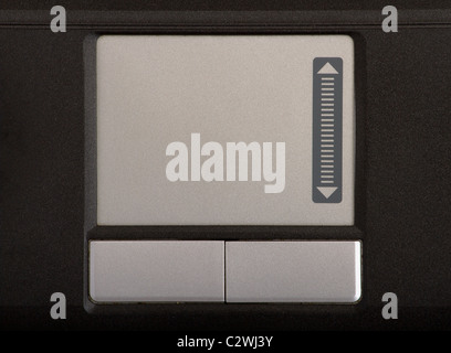 Nahaufnahme von Laptop Touchpad Stockfoto