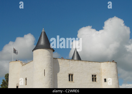 Die Burg von Noirmoutier En l' Ile an der französischen Atlantikküste Insel Noirmoutier in der Vendée Stockfoto