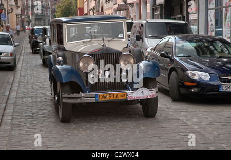 1933 Rolls-Royce Phantom II Hooper Ankunft in Rolls-Royce & Bentley Club-Treffen in Świdnica, Niederschlesien, Polen Stockfoto