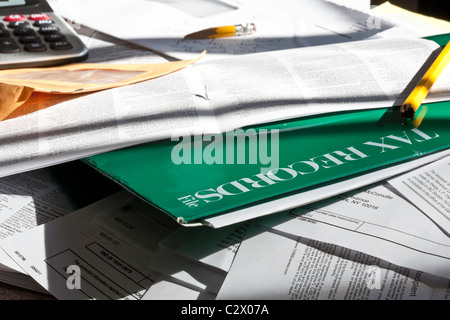 "Ertragsteuern Stillleben" Stockfoto