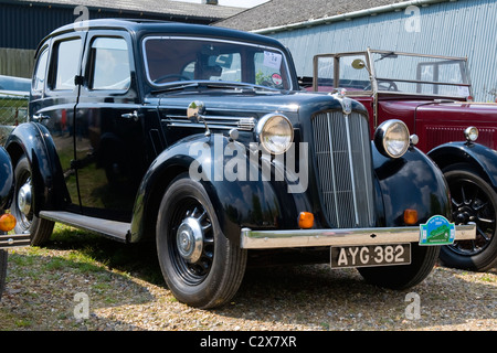 de Havilland Aircraft Heritage Center Museum, Morris Autos Tag, 1,6 l 4 Dr. Morris 12 oder zwölf in schwarz Stockfoto