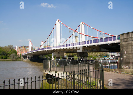 Chelsea Bridge London England Stockfoto