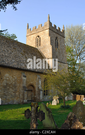 St. Eadburgha Kirche, Ebrington, Gloucestershire, England, Vereinigtes Königreich Stockfoto