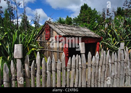 Te Parapara Maori Garten, Hamilton Gardens, Hamilton, Waikato Region, Nordinsel, Neuseeland Stockfoto