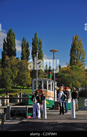 "Ernest Kemp" historische Dampfschiff, Boat Harbour Marina, Lake Taupo, Taupo, Region Waikato, Nordinsel, Neuseeland Stockfoto