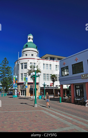 T & G Gebäude, Marine Parade, Napier, Hawkes Bay, North Island, Neuseeland Stockfoto