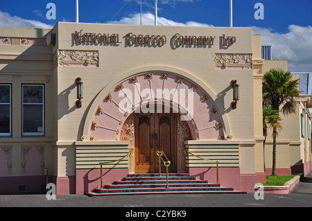 Nationalen Tabak Firma Art Deco Gebäude, Napier, Hawkes Bay, North Island, Neuseeland Stockfoto