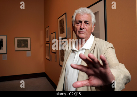 New Yorker, schottischer Fotograf Harry Benson bei einer Ausstellung seiner Arbeiten in Edinburgh Stockfoto