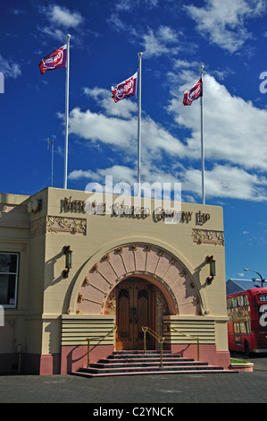 Nationalen Tabak Firma Art Deco Gebäude, Napier, Hawkes Bay, North Island, Neuseeland Stockfoto