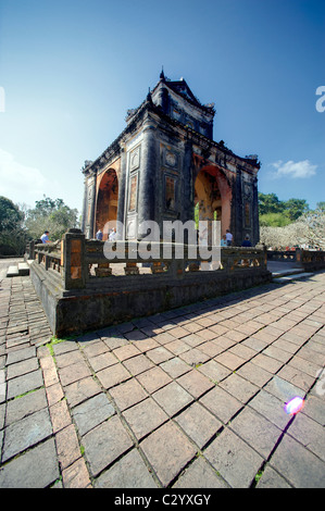 Farbton (化 in Chữ Nôm) ist das Kapital Stadt von Thừa Thiên - Hue Provinz, Vietnam. Stockfoto