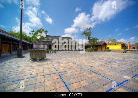 Farbton (化 in Chữ Nôm) ist das Kapital Stadt von Thừa Thiên - Hue Provinz, Vietnam. Stockfoto